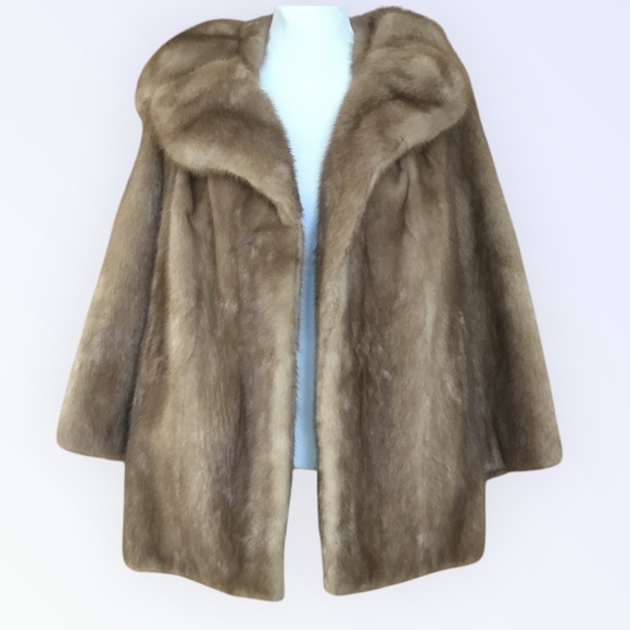 Vintage 80’s Autumn Haze Mink Fur Coat - Picture 2 of 16